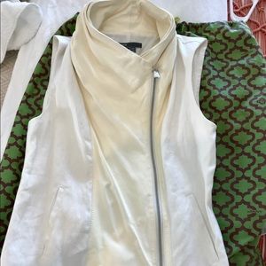 Leather and Linen VEST